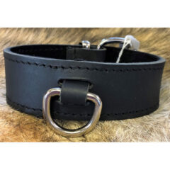 Buffalo leather collar by Black Rose World
