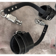 Buffalo Leather restraints by Black Rose World