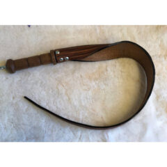 leather single tail whip by Black Rose World
